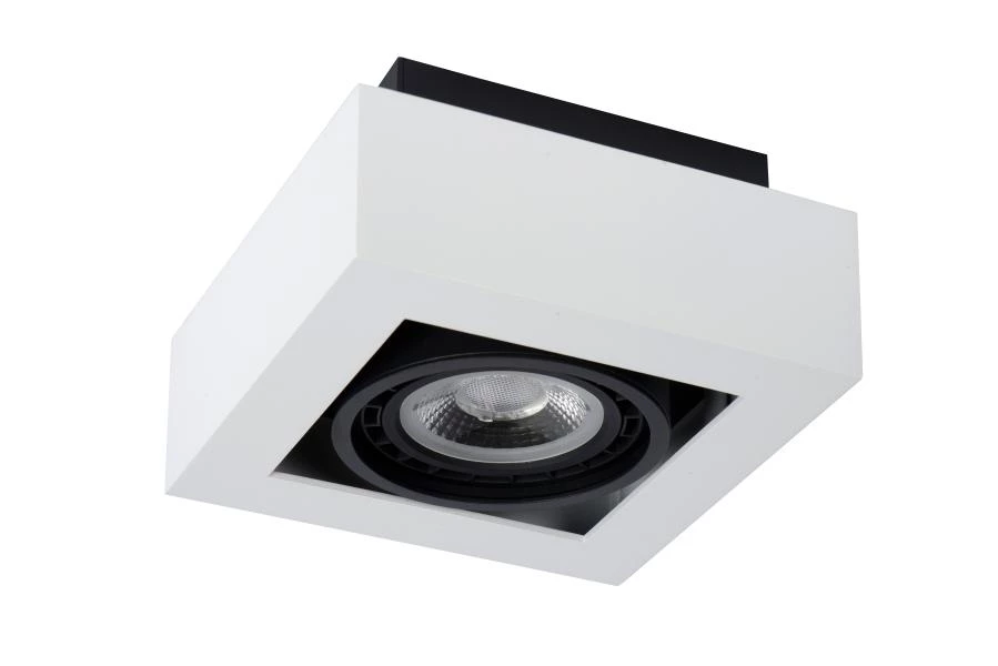 Lucide ZEFIX - Plafondspot - LED Dim to warm - GU10 - 1x12W 2200K/3000K - Wit - uit